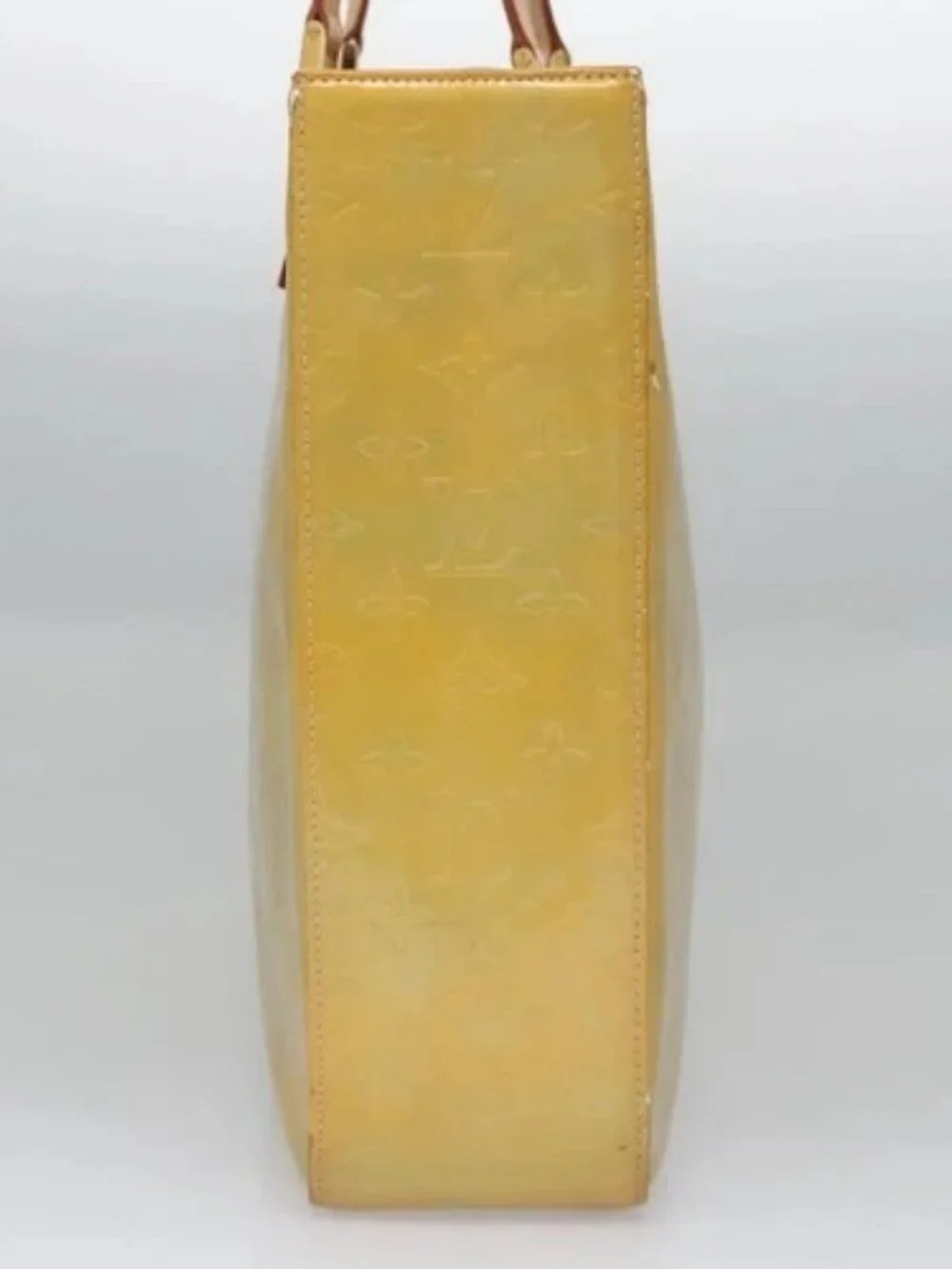 LOUIS VUITTON Monogram Vernis Columbus Tote Bag Gris M91028 LV Auth bs22929 - Picture 3 of 16